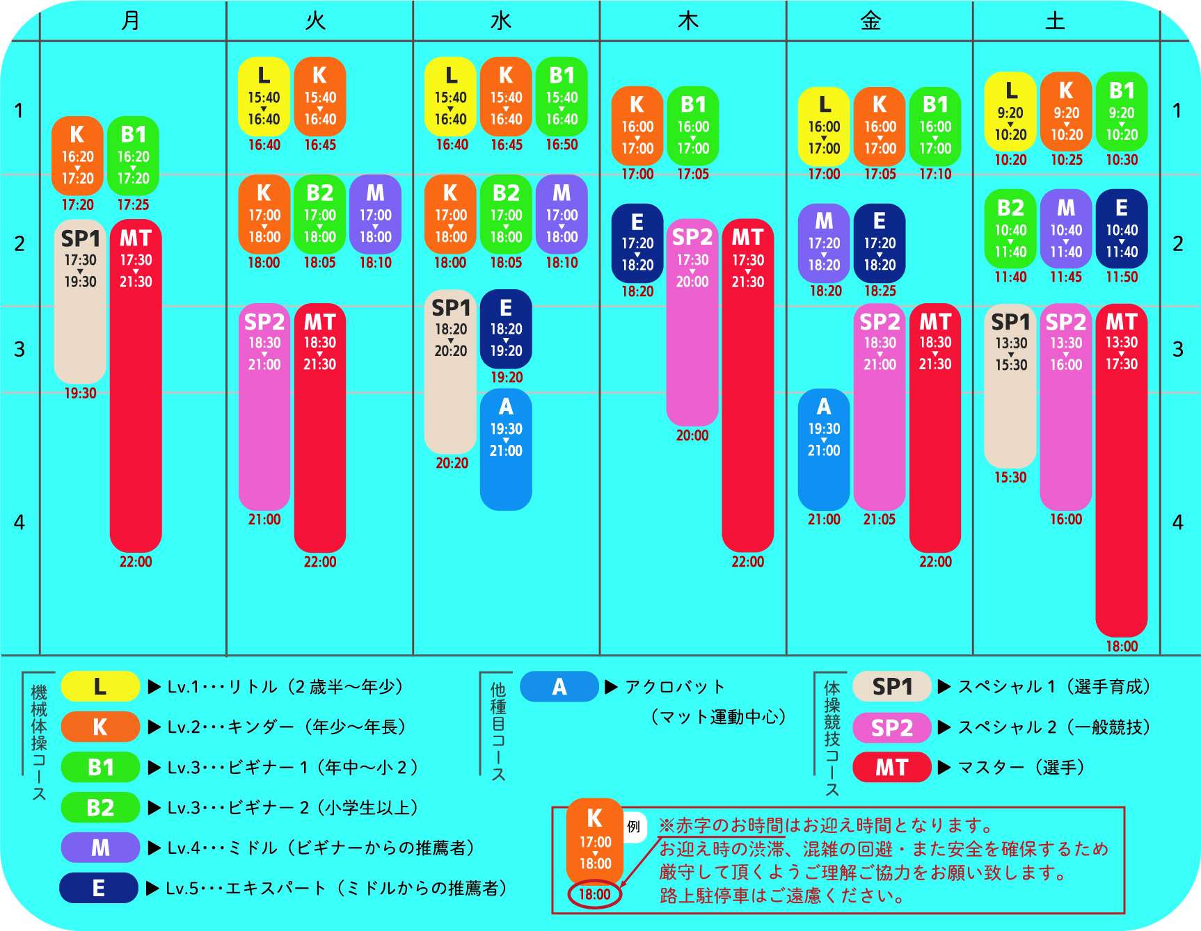 タイムテーブル
